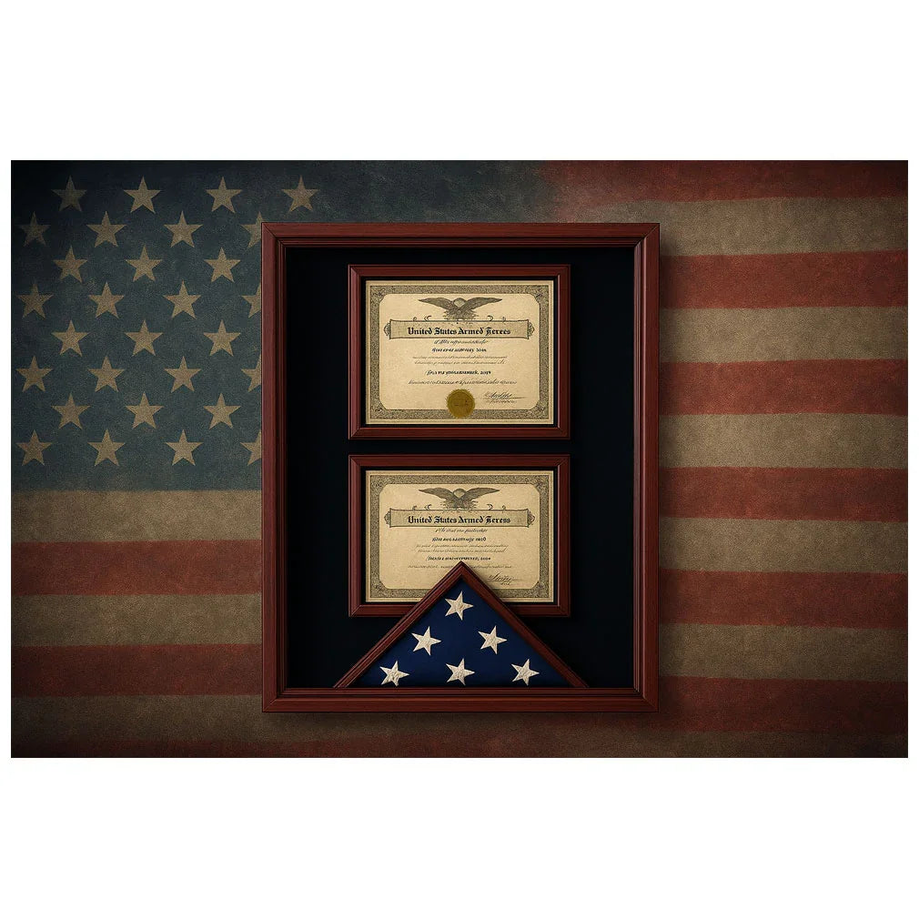 2 Documents Flag Display Cases 2 Documents Flag Display Cases, Document Flag Display Cases