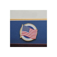 8 by 10 American Flag Medallion Certificate Frame 8 by 10 American Flag Medallion Certificate Frame
