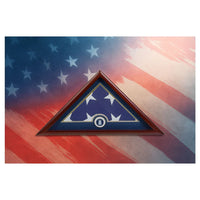 Air Force Flag Display Case, Military Flag Display Case for Air Force, Air Force Retirement Flag Case, US Air Force Flag Shadow Box, Air Force Burial Flag Display Case, Air Force Flag and Medal Display Case, Flag Case for 5x9.5 Burial Flag – Air Force, Personalized Air Force Flag Display Case