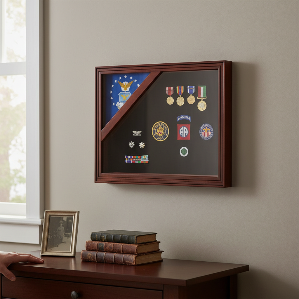 Air Force flag display case 3x5, best seller Air Force flag case 3ft x 5ft, military Air Force flag display case wood, Air Force memorial flag display case 3x5, 3x5 Air Force flag case for veterans, Air Force flag case with glass front 3x5, triangular Air Force flag display case wood, Air Force flag shadow box with certificate holder, wall mount Air Force flag display case 3x5, Air Force flag case with pedestal base