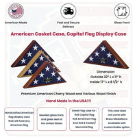 Best Seller Flag Display Case American Made, Large flag case Best Seller Flag Display Case American Made, flag case