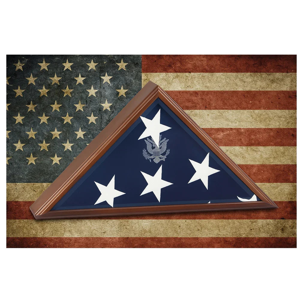 American Flag Case for Flag that was over a Casket