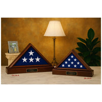 American Flag with Pedestal Display Case American Flag with Pedestal Display Case, Flag Display Case