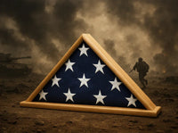Coffin Flag Case, Burial Flag Case, Funeral Flag Display Case, 5x9.5 Flag Display Case, American Burial Flag Frame, Veteran Coffin Flag Display Case, Memorial Flag Case, Triangular Coffin Flag Box, Veteran memorial flag display, Military funeral burial flag case, Flag presentation case for fallen soldiers, Army Navy Air Force Marine Corps burial flag case, Patriotic display case for coffin flag, Honor and remembrance flag case