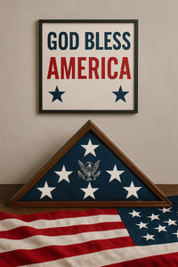 American Burial Flag Box, Military Deluxe Flag Case American Burial Flag Box, Military Deluxe Flag Cases