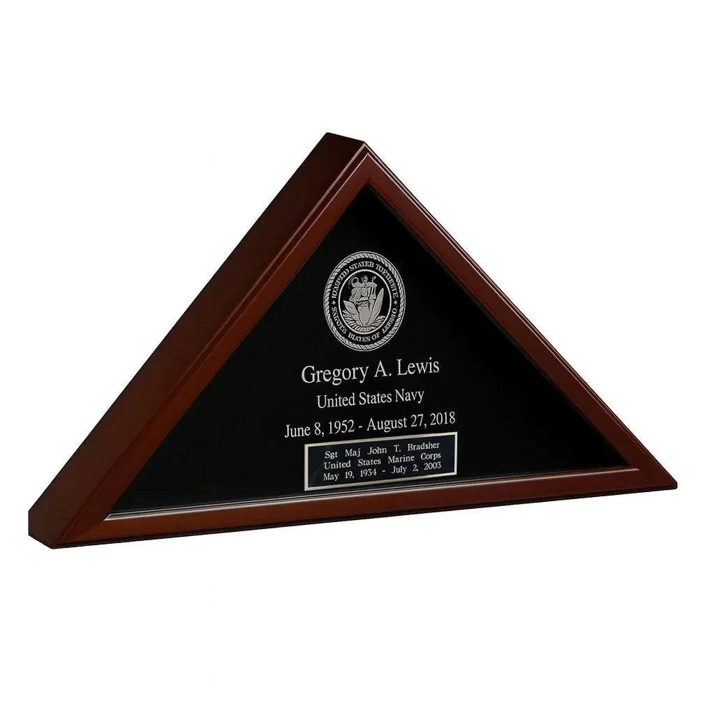 Army Memorial Flag Case, Custom Army Flag Display Box, Army Casket Flag Display Case, Personalized Army memorial flag display case for veterans, Custom engraved Army flag case for burial flags, Army retirement personalized flag display case, Military memorial flag case with Army emblem, Premium Army flag holder for 5x9.5 burial flag