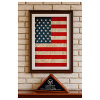 Burial military flag display case shadow box for 5 x 9.5 flag Burial military flag display case shadow box for 5 x 9.5 flag