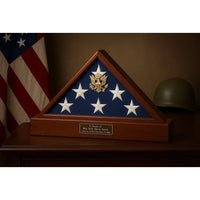 American Burial Flag Box, American Flag Display Case, Burial Flag Display Case, Military Burial Flag Box, Veteran Flag Display Case, Flag Box for Burial Flag, American Flag Shadow Box, Military funeral flag case, American flag box for veterans, Memorial flag case made in USA, Triangular flag display case for folded flag, Patriotic flag display shadow box, Keepsake flag box for fallen heroes, Wall-mountable burial flag display frame