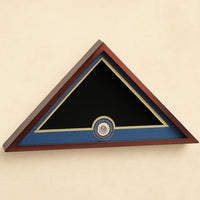 Coast Guard Flag Display Case, U.S. Coast Guard Flag Display Case, Coast Guard Burial Flag Display Case, Coast Guard Retirement Flag Case, Coast Guard Shadow Box, Coast Guard Flag and Medal Display Case, Coast Guard Flag Box, Coast Guard Flag and Certificate Display