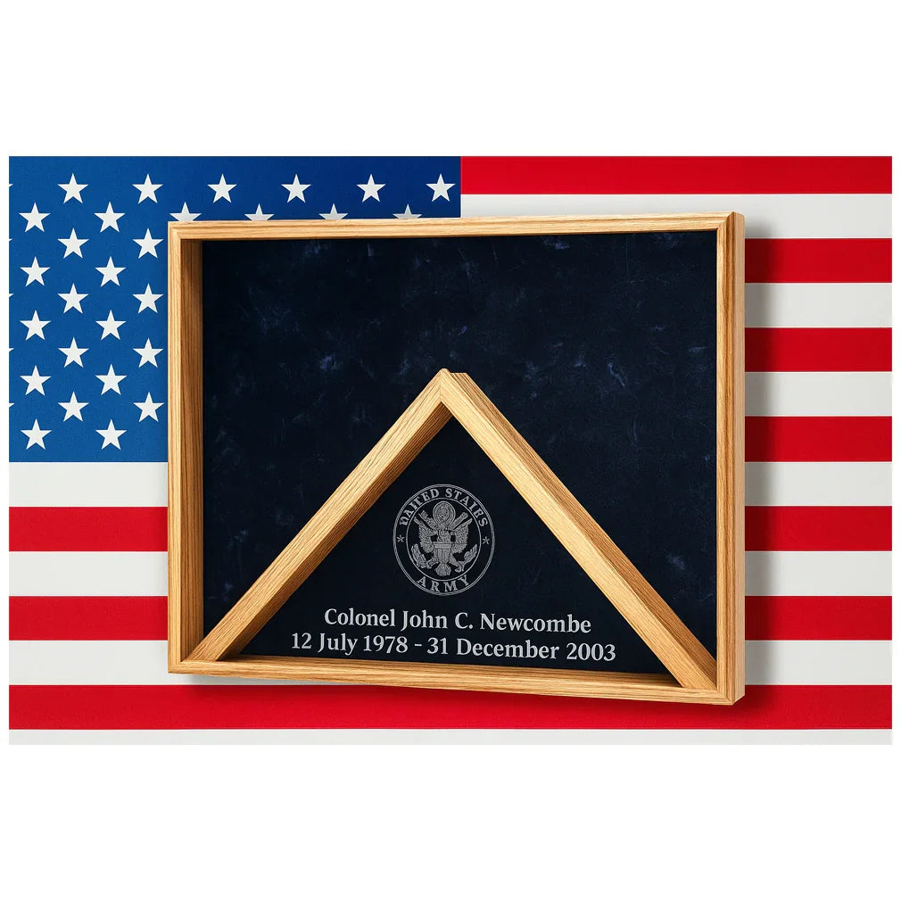 Combo Awards Flag Display Case, Flag and Awards Display Case, Flag and Medal Display Case, Military Combo Display Case, Flag and Certificate Display Case, Flag and Document Display Case, Flag Medal and Certificate Frame, Flag Shadow Box with Medal Display, Flag Display Case for Military Awards, Combination Flag and Awards Display