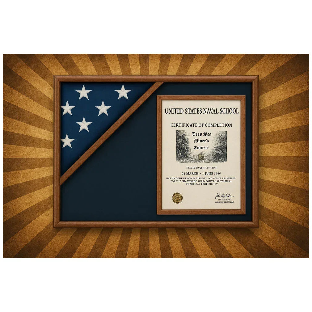 Display Cases for Flags From Military Display Cases for Flags From Military, Flag Display Case