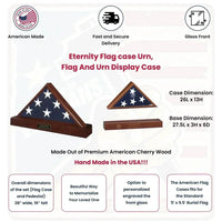 Military Flag case and Pedestal Urn Military Flag case and Pedestal Urn, Pedestal Display Case