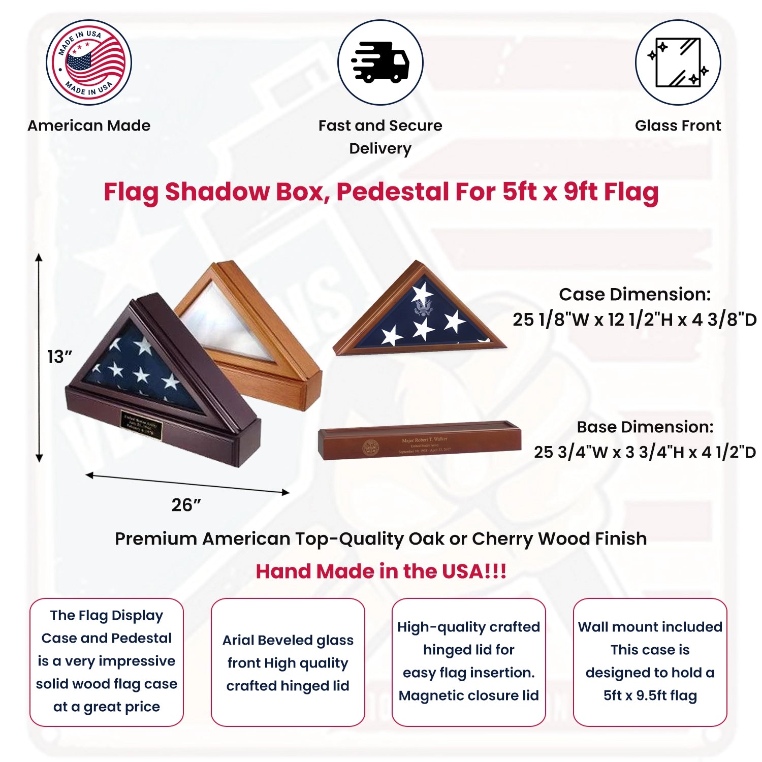 Retirement Flag cases for Military and Public Service personnel Retirement Flag cases for Military and Public Service personnel