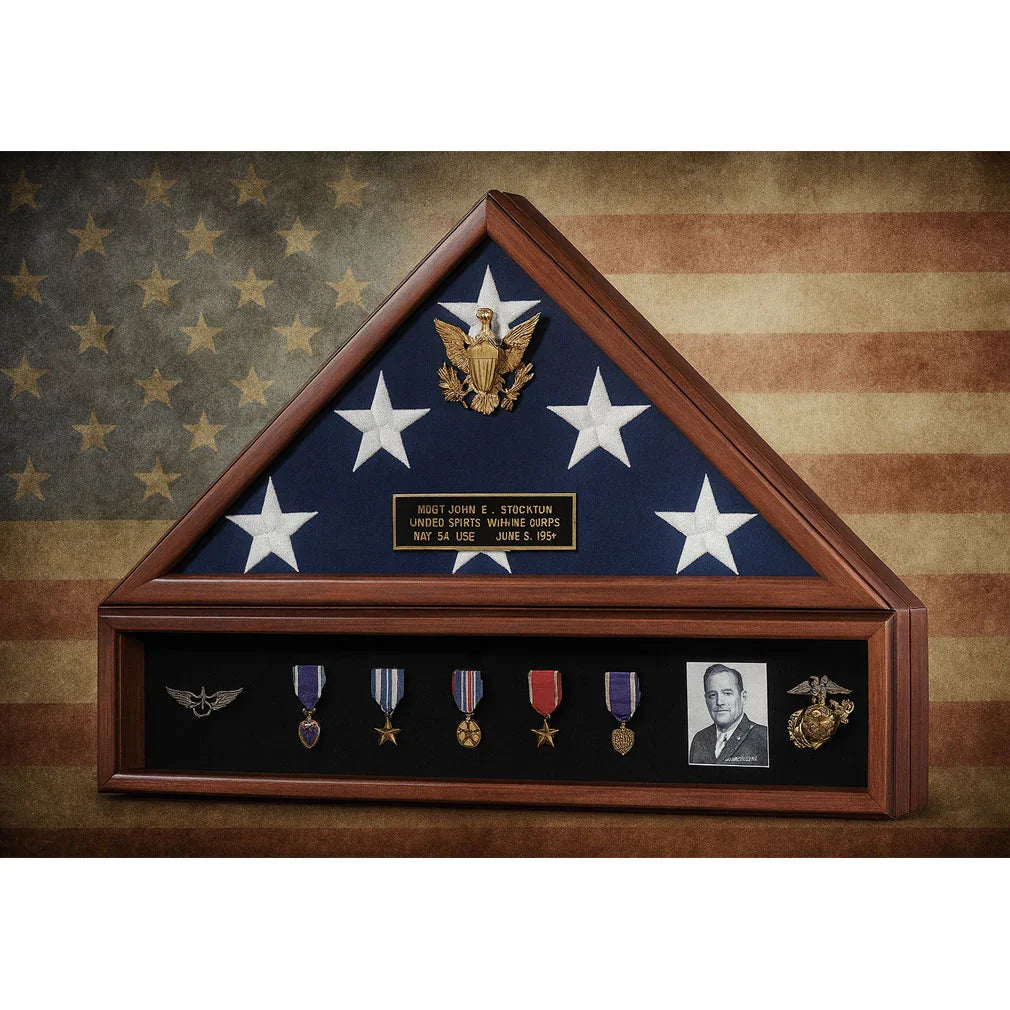 High Quality Flag and Medal Display Case, Premium Flag and Medal Display Case, High End Flag and Medal Shadow Box, Luxury Military Flag and Medal Display Case, High Quality Military Flag Display Case, Solid Wood Flag and Medal Display Case, Handcrafted Flag and Medal Shadow Box, Durable Military Display Case for Flag and Medals, Premium Wood Flag Display Case with Medal Holder, Elite Veteran Flag and Medal Display Case, Museum Quality Flag and Medal Display Case, High quality flag and medal display cases fo