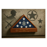 American Flag Cases - Large American Flag Case Pedestal