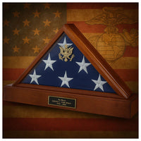 Burial Flag Display Case Military large Casket flag Box, Folded flag frame Burial Flag Display Case Military large Casket burial cases