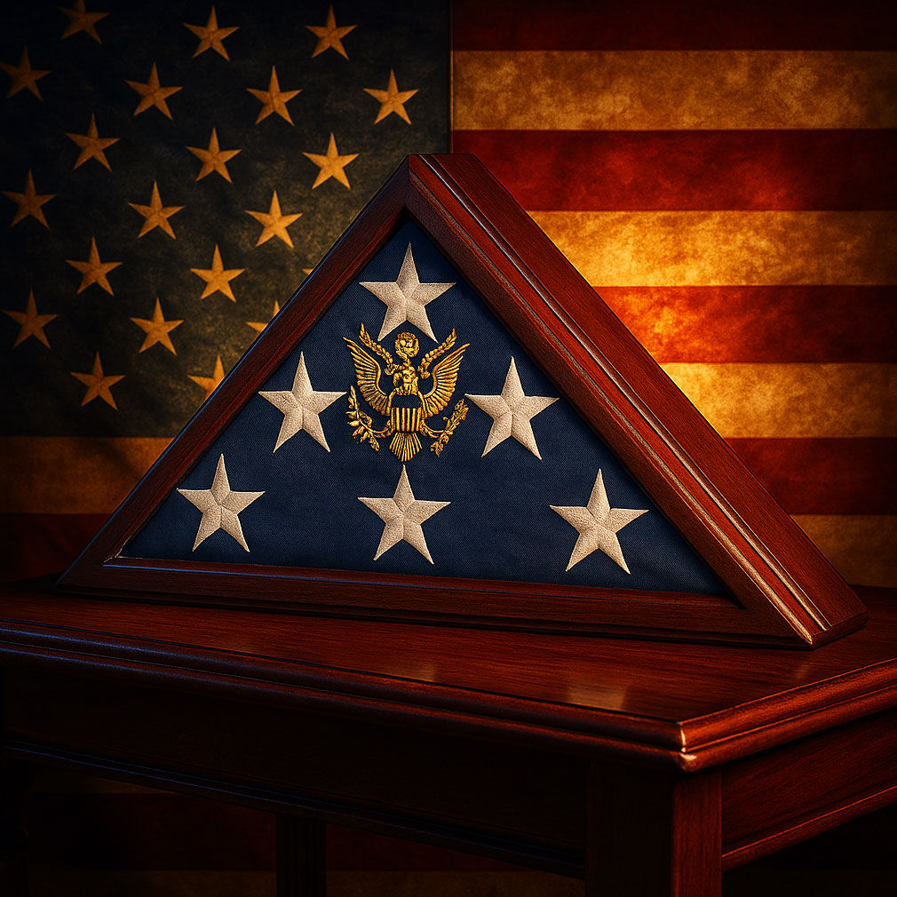 Burial Flag Case, Veteran Burial Flag Display Case, 5’ x 9.5’ Flag Case, Military Funeral Flag Case, American Burial Flag Box, Solid Wood Burial Flag Display, Made in USA Flag Case, Military Memorial Flag Case, Handmade Burial Flag Frame, Tribute Flag Display Case, Veterans Commemorative Flag Case, Casket Flag Display Case, Fallen Hero Memorial Flag Box, Wall-Mount Burial Flag Display, Personalized Burial Flag Case