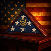 Burial Flag Case, Veteran Burial Flag Display Case, 5’ x 9.5’ Flag Case, Military Funeral Flag Case, American Burial Flag Box, Solid Wood Burial Flag Display, Made in USA Flag Case, Military Memorial Flag Case, Handmade Burial Flag Frame, Tribute Flag Display Case, Veterans Commemorative Flag Case, Casket Flag Display Case, Fallen Hero Memorial Flag Box, Wall-Mount Burial Flag Display, Personalized Burial Flag Case