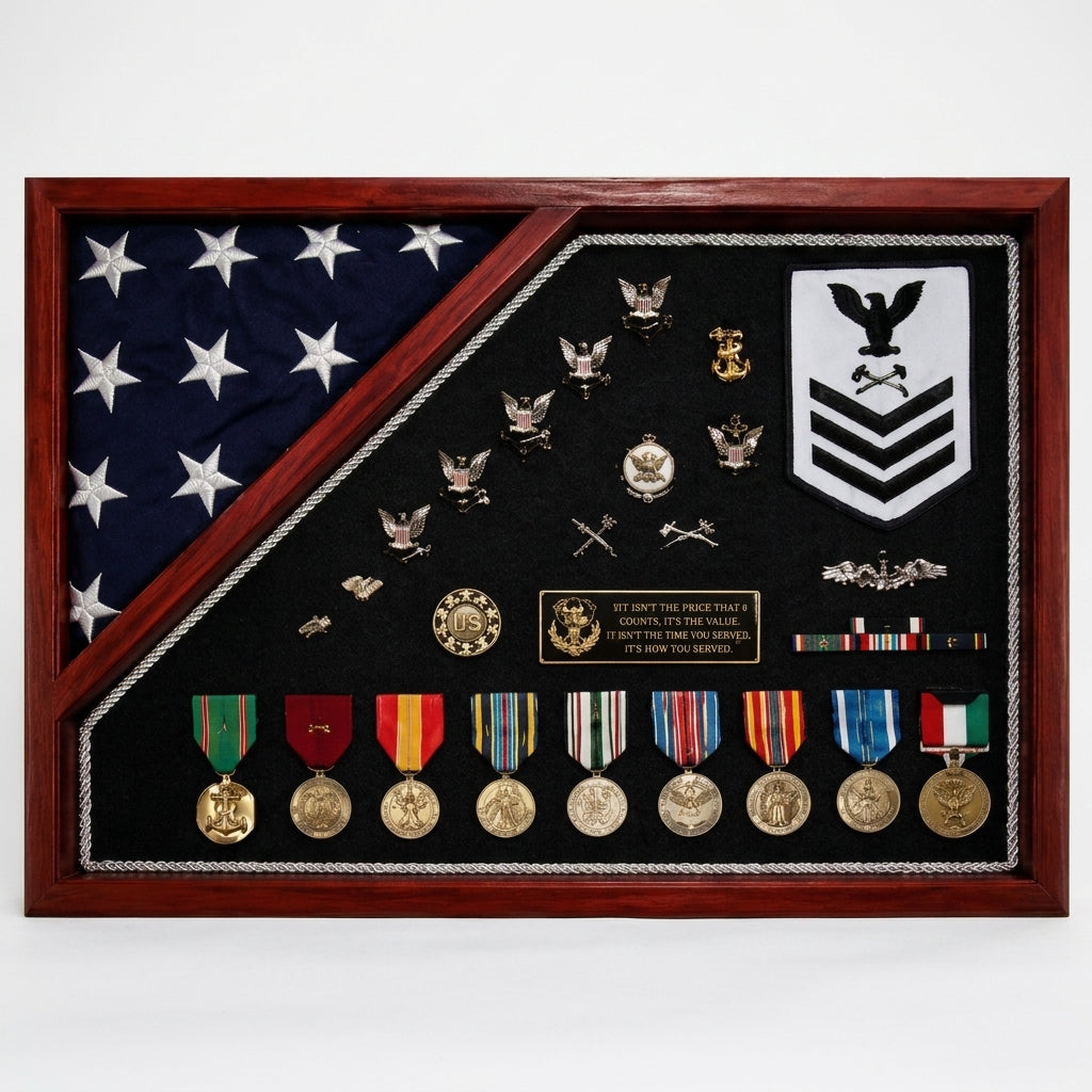 Military Shadow Box, Military Shadow Box Display, Military Display Case, Military Keepsake Shadow Box, Military Memorabilia Shadow Box, Military Medal Shadow Box, Veteran Shadow Box, Military Memorial Shadow Box, Military Award Display Case, Military Shadow Box Frame