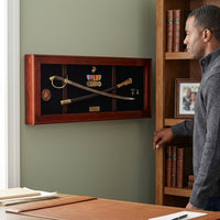 Navy Sword Display Case, Naval Sword Display Case, US Navy Sword Display Case, Navy Officer Sword Display, Navy Ceremonial Sword Case, Military Sword Display Case Navy, Navy Sword Shadow Box, Navy Keepsake Display Case, Navy Retirement Sword Display, Navy Presentation Sword Case, US Navy Veteran Sword Display, Naval Officer Sword Shadow Box, Navy Retirement Keepsake Case, Military Naval Sword Frame, Navy Service Sword Display, Veteran Navy Memorabilia Display, Navy Award and Sword Display Case