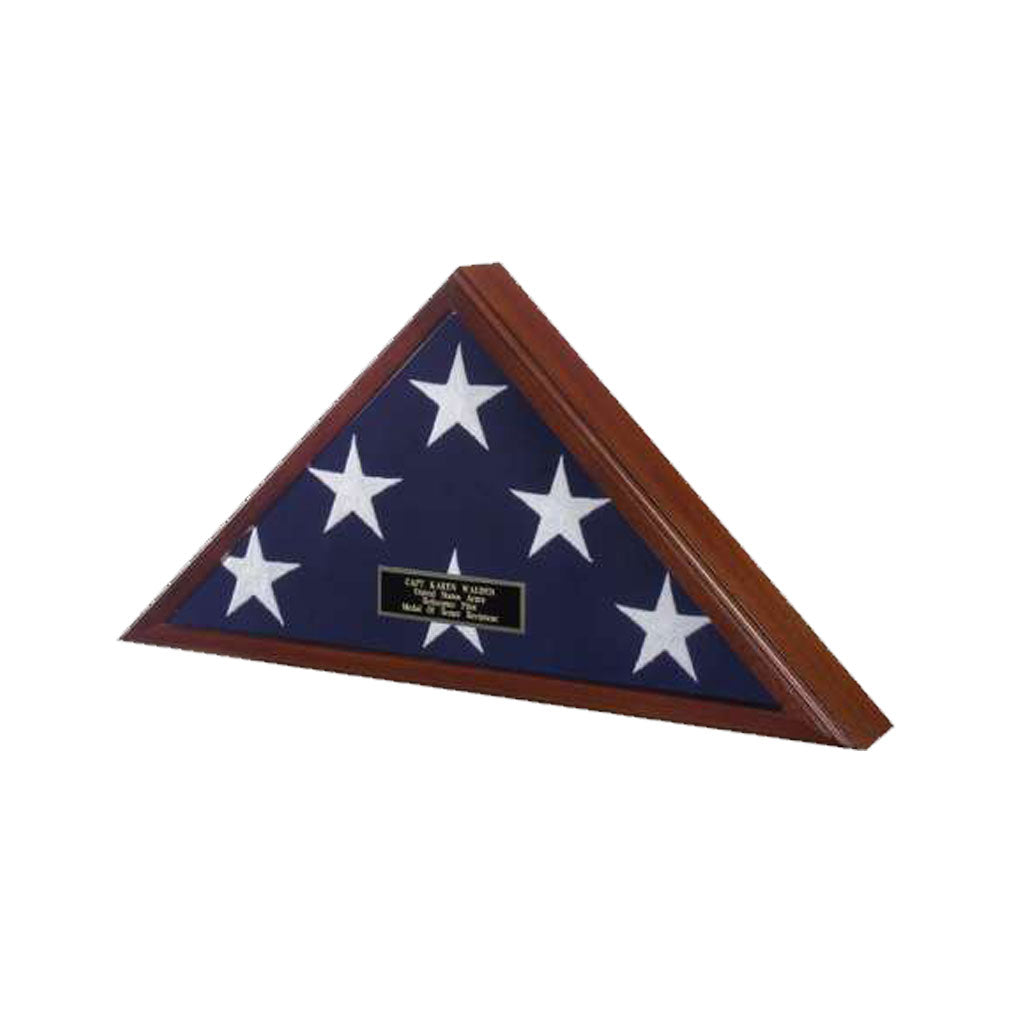 Veteran American flag display case, Military veteran flag shadow box, Burial flag display case for veterans, Patriotic flag display case, Veteran memorial flag box