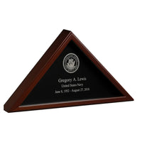 Personalized Flag Display Case For Military Casket Flag