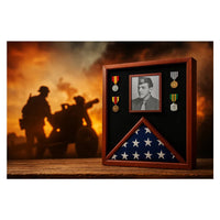 Photo Flag and Medal Display Case, Flag and Photo Frame Photo Flag and Medal Display Cases, Flag and Photo Frames