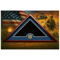 Police Frame, Police Flag Display Case, Police Gifts