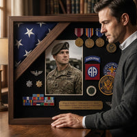 Military Retirement Shadow Box, Veteran Award Display Case, Retirement Plaque and Flag Display, Military Service Recognition Display, Flag Medal Certificate Display Case, Military Keepsake Shadow Box, Retirement Presentation Display Case, Armed Forces Retirement Display, Patriotic Retirement Gift, Military Honor Display Frame, Retirement Flag Medal Display Frame, Military Retirement Flag Display Frame, Retirement Flag and Medal Display Case, Flag and Medal Display Frame, Veteran Retirement Display Case