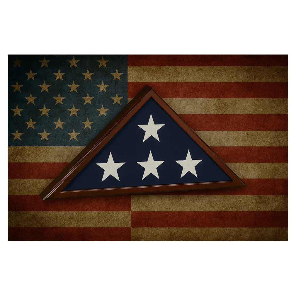 Sergeant Flag Case, Personal Inscription Engraving Sergeant Flag Case, Personal Inscription Engraving Case