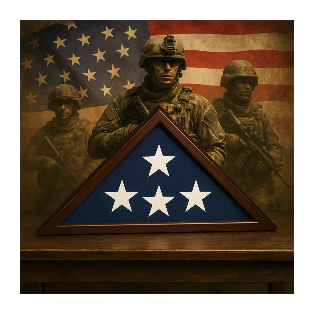 Sergeant Flag Case, Personal Inscription Engraving Sergeant Flag Case, Personal Inscription Engraving Case