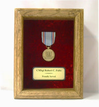 Single medal display case, Medal shadow box, Military medal display box, Award medal display case, Veteran medal display, Personalized single medal display case, Patriotic medal shadow box, Veteran service medal display case, Single medal keepsake display box, Custom engraved medal display case