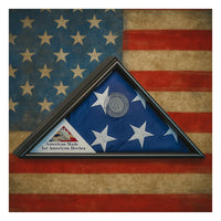 Tributary Flag Case, Casket flag display case