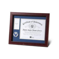 Aim High Air Force Medallion Certificate and Medal Certificate frame 