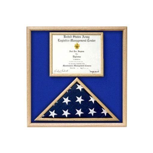 Air Force Flag and certificate Display case - Flags Connections
