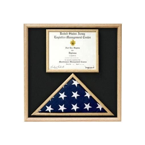 Air Force Flag and certificate Display case - Flags Connections