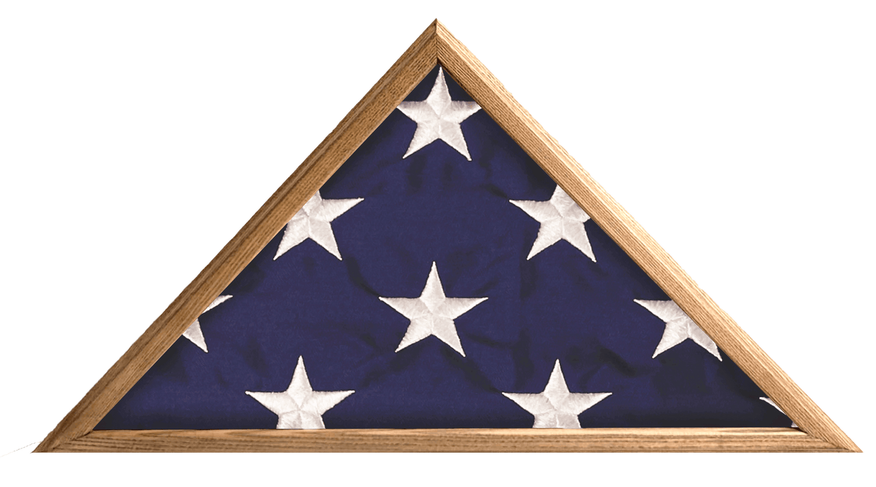 American Burial Flag Box, Large Coffin Flag Display Case, Military Shadow Box, 5x9.5 Flag Case, Burial Flag, Hold Large Burial Flag, American Burial Flag Box, Large Coffin Flag Display Case