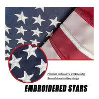 American Flag 12x18 Inch Small American Flag for Outside 