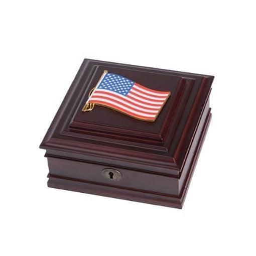 American Flag Medallion Desktop Box American Flag Medallion Desktop Box