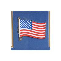 American Flag Medallion Double Picture Frame American Flag Medallion Double Picture Frame