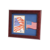 American Flag Medallion Portrait Picture Frame 4 by 6 