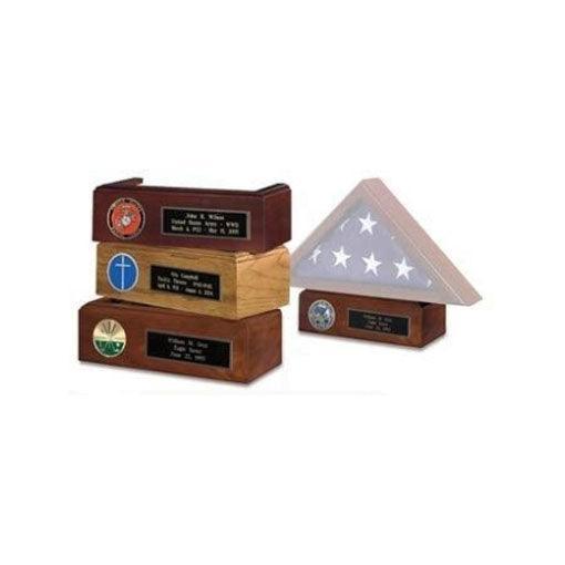 American made Pedestal for Display Flag Shadow box - Flags Connections