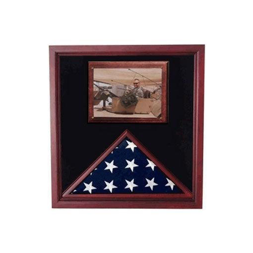 Army Air Corps Flag shadow case, Flag Frame with photo display - Flags Connections