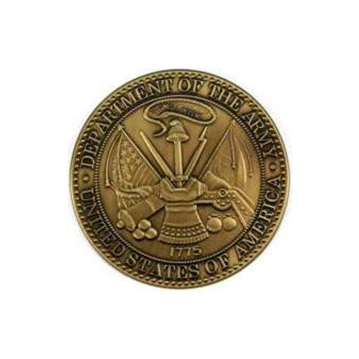 Army Service Medallion, Brass Army Medallion Army Service Medallion, Brass Army Medallion