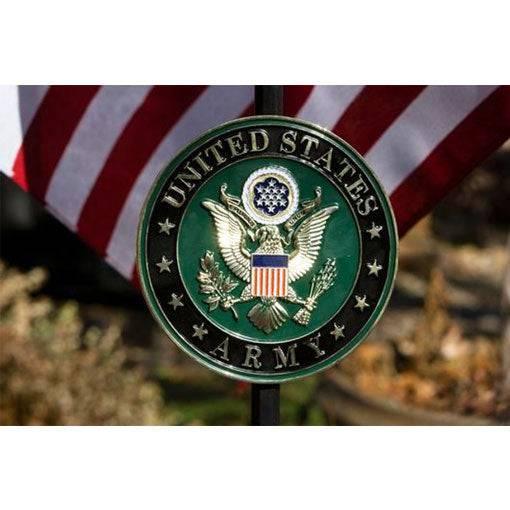 Army Veteran Service Marker | Army Veteran Grave Marker Heroes Series - Flags Connections