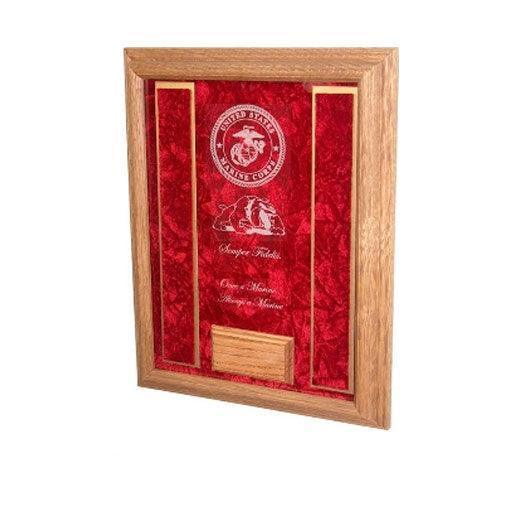 Awards Display Case, Laser engraved soldier Case Awards Display Case, Laser engraved soldier Case