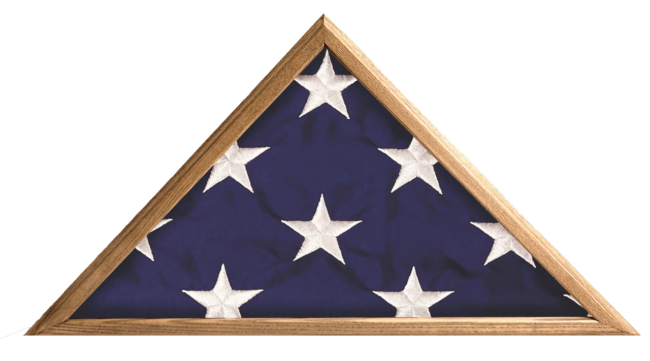Best Seller Flag Display Case American Made, Large flag case 
