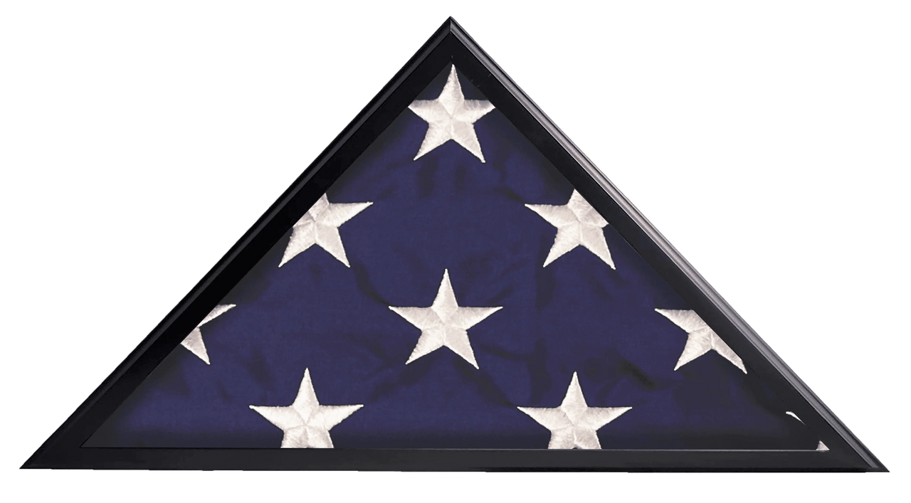 Best Seller Flag Display Case American Made, Large flag case 