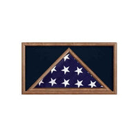 Burial Flag Display Cases - Flag Shadow Box 