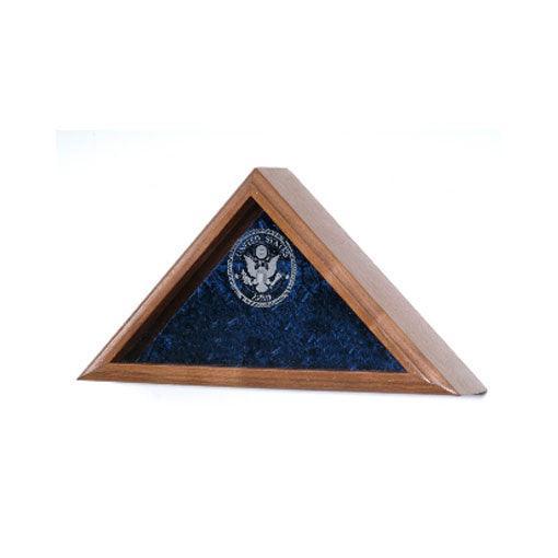 Burial military flag display case shadow box for 5 x 9.5 flag - Flags Connections
